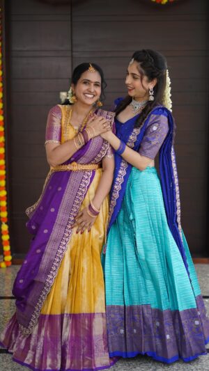 Lasya Manjunath Instagram - Tag your sister ❤️😍 @lasyamanjunath 
Outfits @pari.designers_ 
Vc @happy_portraits_photography 
Mua themakeupshapes 
#nanipinky #ramyasreecheela