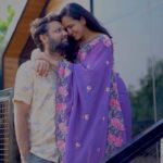 Lasya Manjunath Instagram - Just fell in love with this song 🎵 Naaku Lyrics chala chala nachai 🩷 Wishing you more and more success @mehaboobdilse 👏🏻 You deserve more success for your hardwork 💯 @sri_satya_ you looking stunning 👌🏻 #kaadhalkurise #lasyamanjunath VC : @happy_portraits_photography Saree : @pari.designers_