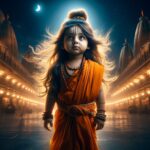 Lasya Manjunath Instagram - Munnu 🧡 Presenting you the Cutest Little Rama 🧡🫰🏻🥰 Cuteshhhh Ramudu 🥰❤️🧿 Thankyou @manwithai these pics are so adorable 🫰🏻😍 #littlerama #jaishriram🙏 #cuterama #aiart