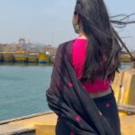 Lasya Manjunath Instagram - 🖤🩷 @pari.designers_