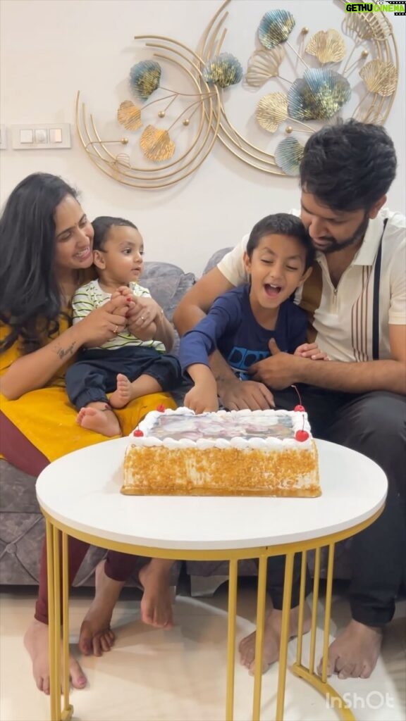 Lasya Manjunath Instagram - Happy birthday papa ❤️🧿 Cake : @manubakersdelight_