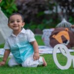 Lasya Manjunath Instagram - 💙🦋 Thankyou so much every one for coming to my 1st birthday celebration and for making it an extraordinary day..!! With love @its.memunnu ❤️😘😍 📷: @giggles_photography_hyd @its.memunnu #1stbirthdayparty #1stbirthdayphotoshoot #birthdayboy