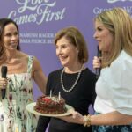 Laura Bush Instagram – My birthday was made all the more special by a visit from our girls! Be sure to check out their darling new book, Love Comes First. In the book, two little girls wish on a star for their family to grow, which is what my own wish was as a child. Link in bio for more. 💫 

#LoveComesFirst @thebushcenter
