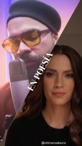 Laura Chimaras Instagram - En poesía decimos… ✍🏻 El arte es para compartir, para expandir y así llevar tú sentir a lugares que ni imaginas. Hoy compartí arte con un artista que viene creciendo mucho y de una forma muy bonita. @lalo_yaha gracias por estos versos ✍🏻 Recuerden escucharlo completo, enviarlo a un amigo, o simplemente tomar dos minutos para estar en silencio y sentir. Déjanos tus comentarios 🫶 #poema #poeta #poesía #chimaraslaura #laloyaha #enpoesíadecimos