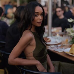 Laura Harrier Instagram - thank you @montblanc and Wes Anderson for a beautiful evening 🖋️📚 #MST100 #LetsWrite