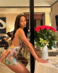 Laura Harrier Instagram - best bday weekend with the girls 🎲 thank you @wynnlasvegas for such an incredible time ♥️🥂 #maisonwynn