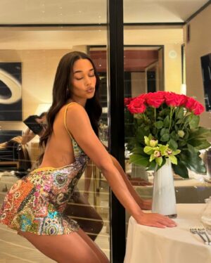 Laura Harrier Instagram - best bday weekend with the girls 🎲 thank you @wynnlasvegas for such an incredible time ♥️🥂 #maisonwynn