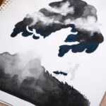 Laura Heikkala Instagram - Remaining Nebula Tree riso prints are now up in my shop along with the two other prints that were part of the To Infinity gallery show! Here you can see how I made the different colour layers with traditional mediums of pencil and ink✍️ ‼️I also have some much requested mystery print bundles up in my shop in limited quantities 💕 #riso #risoprint #traditionalart
