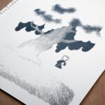 Laura Heikkala Instagram - Remaining Nebula Tree riso prints are now up in my shop along with the two other prints that were part of the To Infinity gallery show! Here you can see how I made the different colour layers with traditional mediums of pencil and ink✍️ ‼️I also have some much requested mystery print bundles up in my shop in limited quantities 💕 #riso #risoprint #traditionalart