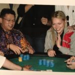 Laura Prepon Instagram - #throwback to my poker days… Moving all-in against Johnny Chan. 😅