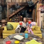 Laura Prepon Instagram - Kiddos visiting me at work!❤️ It was so meaningful to show them the set where I got my start as an actor when I was a kid (just turning 18), and where I’m currently directing today… talk about a full circle moment!☺️ #That90sShow #That70sShow