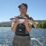 Laura Prepon Instagram - #throwback to when I was learning how to fly fish — look at this beauty! Released safely back into the wild… Looking forward to spending more calm moments on the river this season.🎣