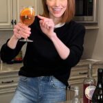 Laura Prepon Instagram - This week, #GetYourPrepOn for spring with me, making a cocchi rosa spritz!🍹 #PrepOn