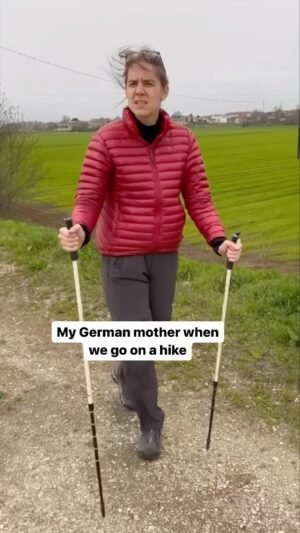 Laura Ramoso Instagram - Are you made of sugar? 🍭
.
.
.
.
.
#german #germany🇩🇪 #germany #germanmom #germanmother #mymother #meinemutter #mutti #germans #hike #hiking #walking #outside #outdoors #hikelife #hikingadventures #parentmemes #discover #relatable #pov #midtwenties #hikingboots #walking #deutsch #deutschland🇩🇪 #eltern