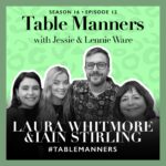 Laura Whitmore Instagram - Happy New Year!! We hope you’ve had a fabulous festive break, and now it’s time to dive in to 2024 as we deliver our first episode of the year! This week we welcome Laura Whitmore & Iain Stirling, who joined us for lunch at mum’s. Laura & Iain came to talk about food and also their brand new true crime show Murder They Wrote on BBC Sounds. We found out all about our shared loves (and it wasn’t true crime); mum & Iain both love haggis (yuk!), Laura & Iain would do anything for a dozen oysters covered in Tabasco sauce, Laura & I salute pineapple on a pizza, and we all also bonded over our adoration of friend of the show @kadiffkirwan! Thanks Laura & Iain for being utterly delightful guests. Here’s to 2024 and an amazing year of podcasts to come!