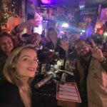 Laura Whitmore Instagram - Gorgeous night last night raising funds for @childrenwithcanceruk at the Ultimate Christmas Quiz! We won the quiz and had a sing song ( I couldn’t help but get involved for Fairytale of New York) beautiful night with beautiful souls 🧡 Though highlight definitely @robbrydon singing wannabe to the Goldfinger tune! Thanks to everyone who supported a great charity x