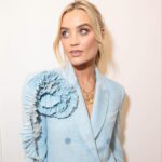 Laura Whitmore Instagram - Some moments of Glam amongst the lurgy and travelling! Had a lovely q&a with @disneyplusuk and the cast of #RenegadeNell It comes out tomorrow and @louisadodgeharland kicks some serious ass!! It’s so so good. Watch it! A little bit of filming thanks @gemmapeacemakeup @naradkutowaroo for the jeuje Blue suit @hellessy @emmalanestylist @philipppleinofficial two piece printed set @paulandjoeparis Also finding out how long my hair actually is, I probably should cut it, but anyone else find it’s easier to get away with not washing it as often when it’s longer?