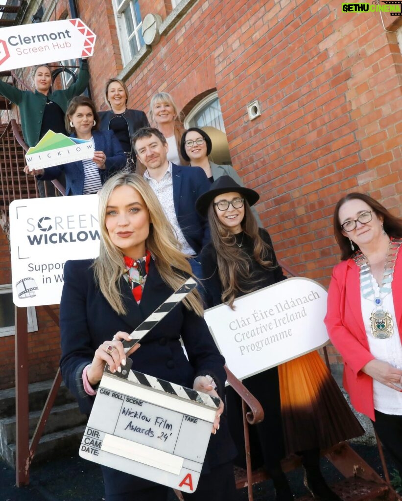 Laura Whitmore Instagram - Attention Irish filmmakers!! Screen Wicklow and Wicklow Arts Office are pleased to announce this new Wicklow Film Award for 2024, which was launched at the Clermont Screen Hub at Wicklow County Campus by Laura Whitmore. The purpose of the award is to support Wicklow filmmakers to make high-quality, original films in the county where so many huge productions are currently being shot. Narrative films, documentary, digital film and animation are all eligible to apply. The Wicklow Short Film Award is funded by Wicklow County Council and Creative Ireland @creativeireland , and supported also by Clermont Screen Hub. For 2024, there will be a maximum of 2 grants of up to €15,000 each for the production of a short film or documentary. Films should be approximately 10-15 minutes in duration, although animation projects may be shorter. The total fund therefore available for award in 2024 is €30,000 Screen Wicklow will also assist grant recipients with locations, permits and where possible, Wicklow Arts Office and Screen Wicklow will seek to facilitate screening opportunities for the two successfully funded films. The primary applicant must be native to County Wicklow or residing in County Wicklow for the past three consecutive years. For all further eligibility criteria and funding guidelines please see https://www.wicklow.ie/Business/Film ________ Glam @unafarrellmua Hair @shaunalawlorhair Suit @viviennewestwood @emmalanestylist shirt @joannehynes boots @sophiawebster bag @margaret0connor