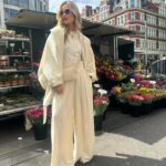 Laura Whitmore Instagram - Thanks @_bsme @edward_enninful @gideonspanier for a lovely afternoon and I didn’t spill anything on myself! Full look @leem_global pearls @viviennewestwood @aspinaloflondon @miumiu - also the ABSOLUTE cheek of me posting this when I’ve just about survived two kids parties in opposite sides of London where stuff WAS spilled and now in my pjs with a top knot and face cream! #whatwhitmorewore 📸 @davidcotterproductions