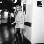 Laura Whitmore Instagram - Royal Albert Hall BTS (and I will have a hair tie around my wrist to the day I die!) Jumpsuit @freepeopleeu Scarf @rockinshq Yellow leather dress @lamaniafashion 📸 @georgeonaboat