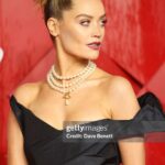 Laura Whitmore Instagram - Wearing @viviennewestwood archive collection @circleofstyleofficial @emmalanestylist assisted by @freyawatsonstyle Hair @zoeadamshair (with the help of bump!) Make up @sarahjanewai lip is @eltonjohn x @charlottetilbury in ready for lust shade Nails @michelleclassnails Bts @georgeonaboat #whatwhitmorewore