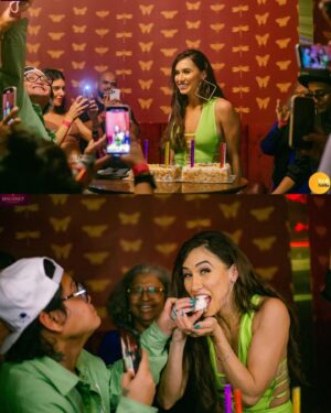 Lauren Gottlieb Instagram - Green Goddess 💚💚💚 #birthday #partyoftheyear 

Stylist @ipshita_bhatnagar 😘

#dress #ootd #green #greengoddess #birthday #party #nightclub #friends #rowdy #goodtime
