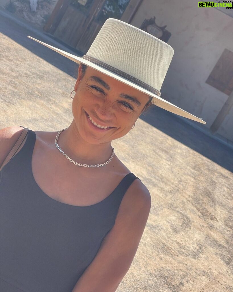 Lauren Ridloff Instagram - We got a flat tire leaving Marfa and secretly wished it would stay flat so we could stay one more night