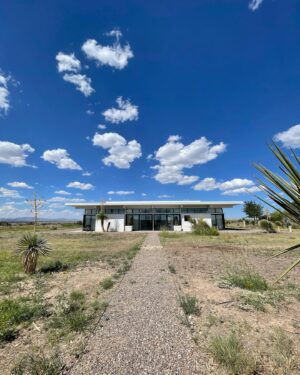 Lauren Ridloff Instagram - We got a flat tire leaving Marfa and secretly wished it would stay flat so we could stay one more night
