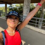 Lauren Ridloff Instagram - Motivation didn’t get me out of bed for this long run. Grit (and gritted teeth) and my favorite feel-good running outfit did. And the joy that came at the end of 18 miles—worth. every. step. Chicago Marathon, here I come! 10/8.