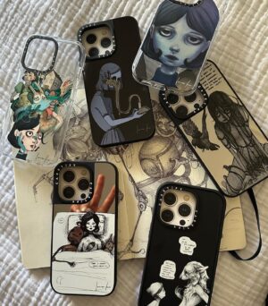 Lauren Tsai Instagram - @casetify 📱👥 

Thank you so much to Casetify’s team for the collaboration. I love these cases and I’m so happy every time I see your pics with them all over the world. 🖤 hope you enjoy
(Edit- they’re available on casetify’s site!!)