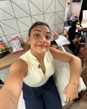 Laurie Hernandez Instagram - hi I was on today show this morning cause team usa is kicking butt in (gymnastics) world championships and I wanted to make sure u all knew about it if u didn’t already <333