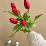 Laury Thilleman Instagram - en attendant le printemps, patiemment 🌷