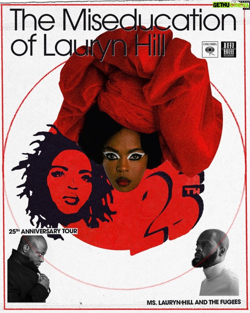 Lauryn Hill Instagram - MLH & The Fugees are coming to a city near you… NEW SHOWS ON SALE NOW! Presale Passcode: MISED25 Tickets at: www.MsLaurynHill.com
