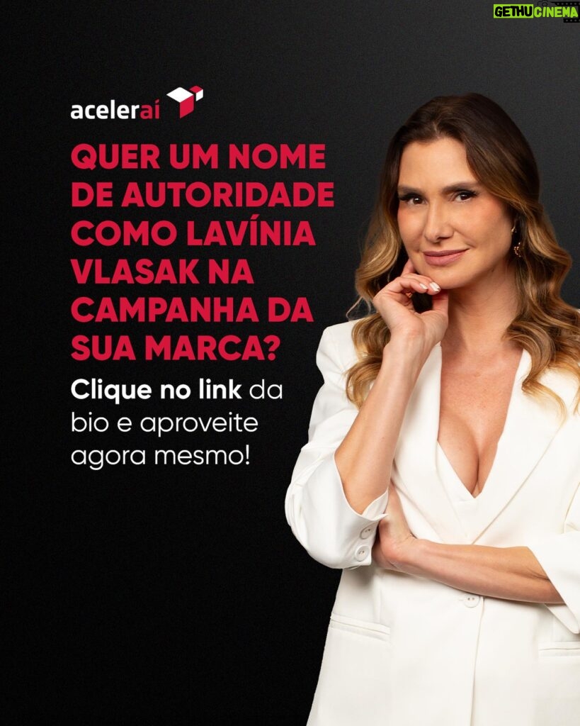 Lavínia Vlasak Instagram - Seja bem-vinda ao nosso time de estrelas, @laviniavlasak4real! 🤩 A nova personalidade do Aceleraí acabou de chegar, mas está mais do que pronta para acelerar a sua marca. Quer saber como? Clique já no link da bio. 🚀 #vendas #varejo #acelerai #negocios #laviniavlasak