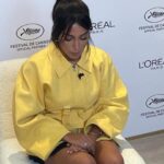 Leïla Bekhti Instagram - À Cannes j’ai : - réfléchi visiblement - j’étais trop heureuse de retrouver des gens que j’aime - j’ai eu la chance de manger des pizzas - je me suis allongée sur un balcon - j’ai imité l’une de mes actrices préférées - j’étais avec des teams de rêve - j’ai assisté au dîner lights on women et c’est FATIMA KACI qui s’est distinguée avec son court métrage - j’ai croisé un des personnages de « je verrai toujours vos visages » mais qui? - et on s’est pris pour Eminem pendant 30 secondes avec Adèle, je pensais qu’elle connaissait les paroles , j’ai été prise d’une jalousie profonde mais finalement elle faisait du Yahourt comme moi , du coup j’ai été hyper rassurée . . Et évidemment bravo à Justine Triet et toute son équipe pour cette palme 💘