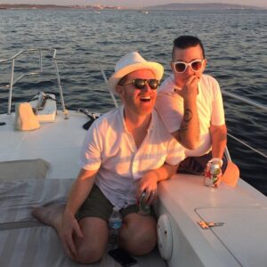 Lea DeLaria Instagram - Happy Birthday @jessetyler BFF for 25 years and counting. I could not love you more… and thanks for $60k loan. 1. Playing Chip and Hildy in On The Town 1997 2. Also 1997, he’s a zygote 3. Cast of Little Fish 2003. I’m the one with the dread locks. 4. Here we are at Marie’s Crisis. Seriously, how gay are we? 5. THIS GAY 6-7. Random selfies 8. Red Carpet antics at the @sagawards while being photo bombed by @susansarandon 9. Jesse photo bombing @ericstonestreet and I 10. Simplemente Us 🎂
