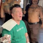 Lea DeLaria Instagram - Tattoo party for my beautiful friend @whatgoldtooth. WTF is going on behind me?!?! #bhive