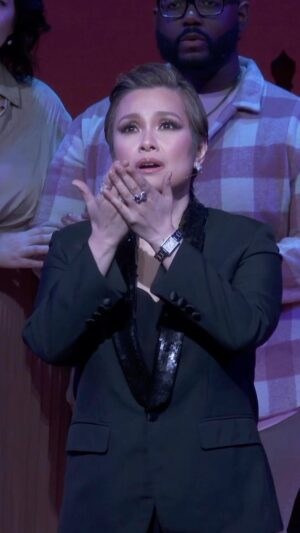 Lea Salonga Instagram - Every Pride Month, we celebrate the moments that encourage us to live as our full selves, like when Lea Salonga performed “Love Who You Love” at this year’s Broadway Backwards. The affirmation and joy of the LGBTQ  community is at the root of so much of what we do together Broadway Cares, so just go and love who you love. 

“Love Who You Love” 
by Stephen Flaherty and Lynn Ahrens from A Man of No Importance
Staged by Robert Bartley
Costume Coordination by Nicole Zausmer
Arranged by Mary-Mitchell Campbell 
Orchestrated by Nicholas Connors
Conducted by Julianne Merrill

Performed by @msleasalonga with @cbarkybark1 @marissab_____ @katepcoffey @emlurrr @iamjavierignacio @gabriellajoy_ @sarahkleist @davidlamarr @kevinloreque @veryseanmcgee @ammaoseinyc @lukethegrandduke @reedy77a @danielle_erin_rhodes @janelle_farias_sando @molly_stilliens_ @theofficialeros and @markwilliamnyc
Musical Staging by Robert Bartley & @lalagem
Costume Design by @nzauz
Makeup by @yukoonthego 
Orchestrated by @wildnickers
Arranged & Conducted by @tedrarthur

Broadway Backwards 2023
Written and Directed by @bartley37
Music Supervisors: @tedrarthur @marymitchellc
Music Directors:@wildnickers @nick_connors
Production Stage Manager: @jeffbrancato
Props Design: @jennamsnyder_design @alexanderwylie87
Lighting Design: Nyle Farmer
Sound Design: @marierenee.foucher
Hair & Makeup Design & Supervision: @meganburkeartistry
Hair Consultant & Hairstylist: @iandoeshair_

Video by @bardoartsproductions