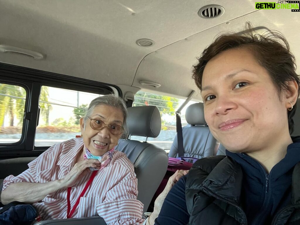 Lea Salonga Instagram - Yes, it’s my birthday… yes, I’m in Manila… yes, I’m spending my birthday with this special lady who looks quite pleased to see me! Hahahahahaha!