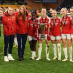 Leah Williamson Instagram - A performance to match the support!❤️🤍 Conti Cup🏆