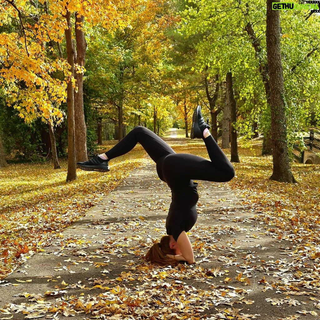 Leanna Decker Instagram - Embracing the change ✨ #sirsasana #headstand #yoga #asana