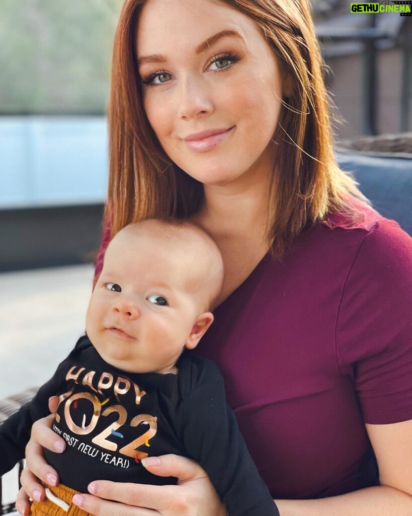 Leanna Decker Instagram - Happy New Year my friends! 2021 gave me my greatest blessing, my son ❤️🙏 #happynewyear #myson #boymom