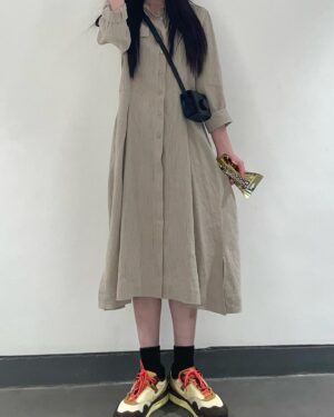 Lee Chae-yeon Instagram - 아몬드쪼꼬볼 룩