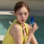 Lee Sung-kyoung Instagram - #시세이도 #파란자차 슈팅 비하인드🩵