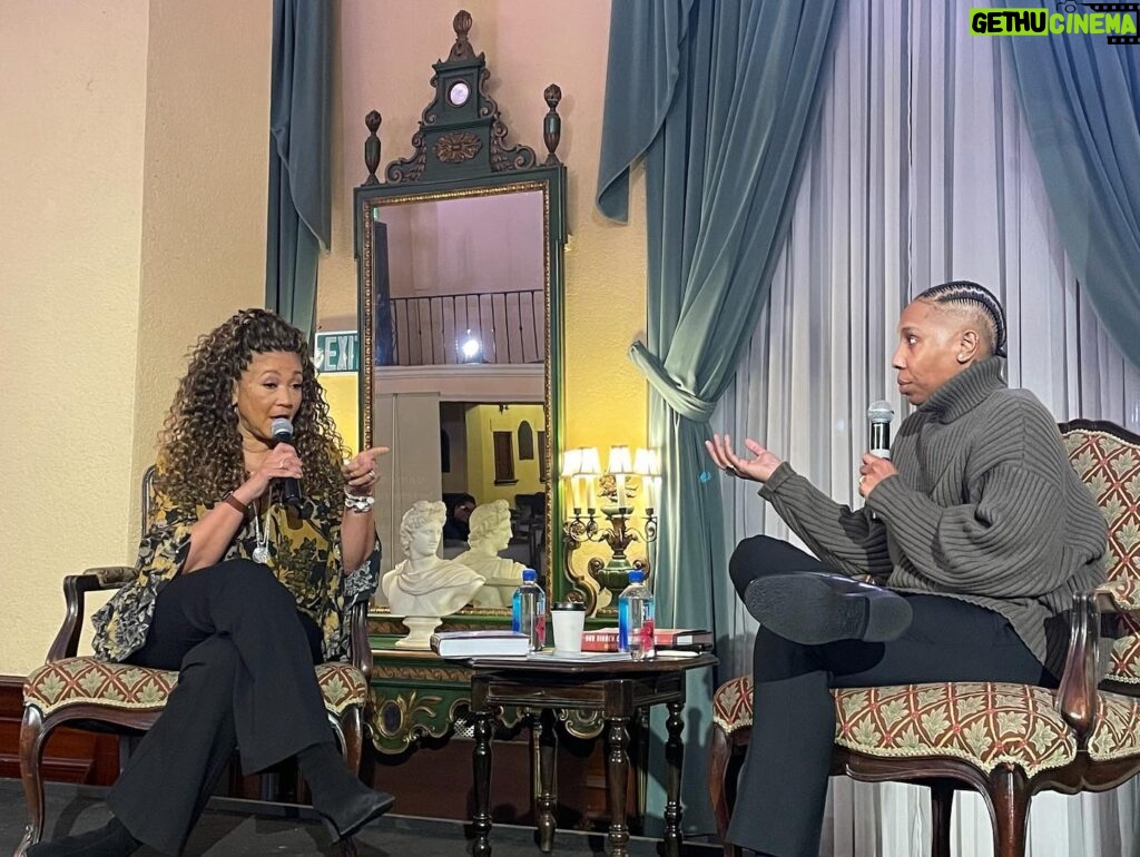 Lena Waithe Instagram - Let me tell you ….@lenawaithe showed up in such a special way for my book event at the @ebellofla for @writersblocla. She crafted such a deep conversation. We laughed. We took on tough topics. We did an impromptu table read. We captivated the room thanks to her smarts and sparkle. Forever grateful to you Lena for putting so much energy and thought into our chat. I am now convinced that you need your own talk show. Not kidding. I am quite serious about that. Love you!! And y’all should be on the lookout for video from the evening.