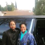 Leon G. Thomas III Instagram - Happy Mother’s Day y’all !!! Here’s a throwback pic of my mom and I on our way to the Grammys this year. #Blessed