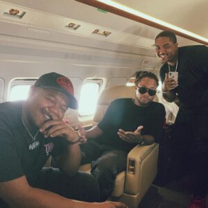 Leon G. Thomas III Instagram - Flying high with my boys @kylemassey and @chrismasseytmb. Thanks for the invite y’all. #Jetsetting