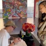 Leslie Grace Instagram - “amplifying grace” .. thank you for sending me off with just the message i needed fam @dannyminnick! lovers of art, if you haven’t yet, go check out “The Elephant Never Forgets” @maxfieldla! 🎚️