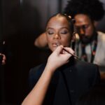 Letitia Wright Instagram - Day 3. @festivaldecannes Premiere of @thesilenttwins a beautiful moment surrounded by love and joy 🖤🖤🖤 Thank you @fendi @mrkimjones for making this Cannes debut & night so special. Styling & Glam team you lot held it DOWN!!! @adesamuel @kennethsohmakeup @mitchellcantrellbeauty 🖤🖤🖤