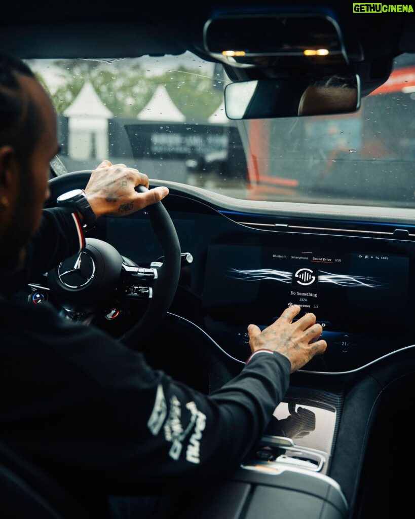Lewis Hamilton Instagram - Hear the track come alive like never before – thanks to MBUX SOUND DRIVE. #MercedesAMG #AMG #AMGThrill